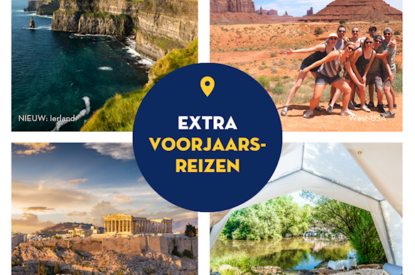 21 nieuwe voorjaarsreizen online! 21 nieuwe voorjaarsreizen online!